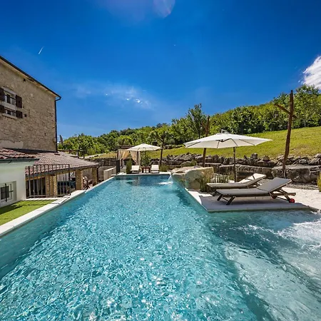 Blazeni Miroslav Bulesic In Istria For 8 People With Private Heated Pool And Sauna Vila Vranje Selo